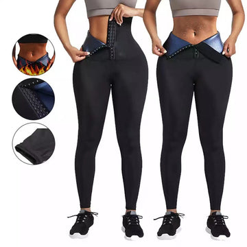 Waist Cinching Yoga Sweatpants – Abdominal Compression Fitness Pants that Shape the Waist and Enhance the Body