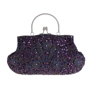 Women's Beaded Evening Bag — Retro Elegance Perfect for Parties, Weddings, and Special Events