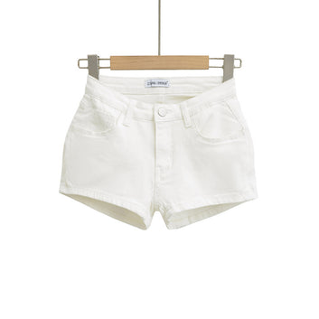 Low waisted denim shorts