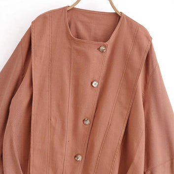 Linen pilot jacket
