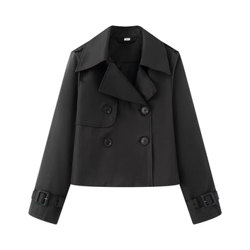 Short windbreaker jacket