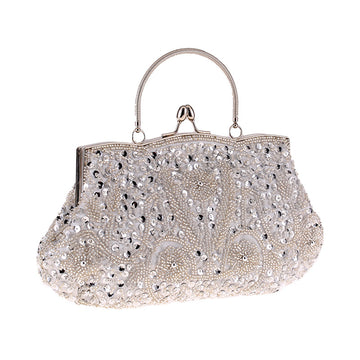 Women's Beaded Evening Bag — Retro Elegance Perfect for Parties, Weddings, and Special Events