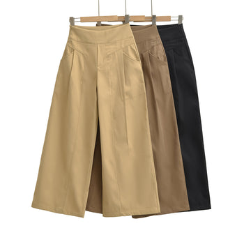 Loose wide leg straight leg pants