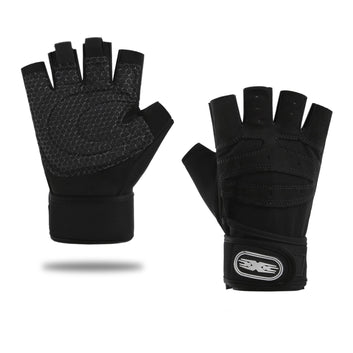 Fitness cycling gloves men's and women's wrist guards half finger gloves