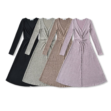 Twisted waist bag hip skirt dress