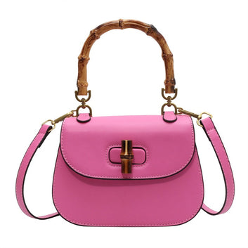 Retro Bamboo Women's Shoulder Bag — Natural Elegance that Highlights Your Style