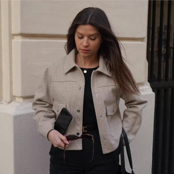 Short woolen jacket