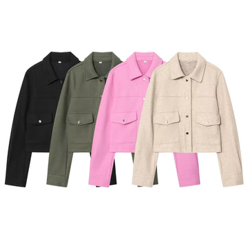 Short woolen jacket