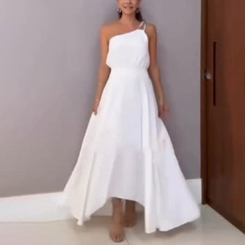 Sexy and personalized camisole slim fit women's dress