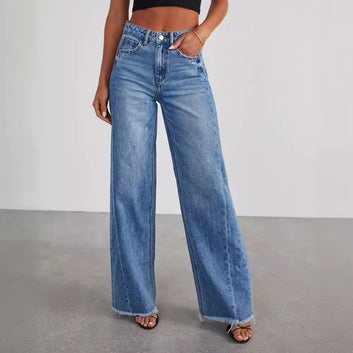 Women's Wide-Leg Denim Jeans – Modern Jeans That Combine Comfort, Style, and Sophistication