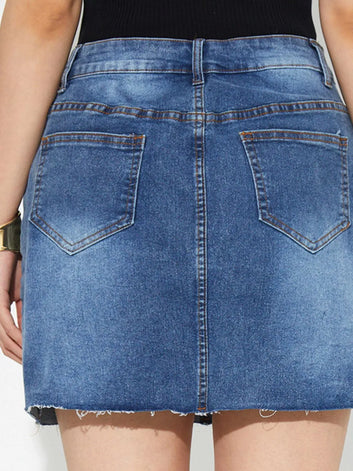 Personalized design denim skirt short skirt