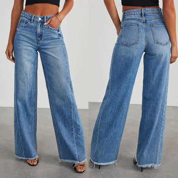 Women's Wide-Leg Denim Jeans – Modern Jeans That Combine Comfort, Style, and Sophistication