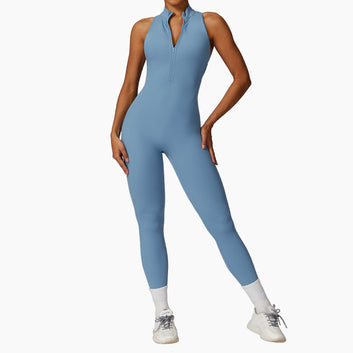 Naked Quick Zip Yoga Jumpsuit – High-Performance Fitness Jumpsuit that Shapes Your Body and Enhances Your Curves