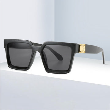 OVERSIZED SQUARE SUNGLASSES WOMEN LUXURY BRAND: WOMEN'S SUNGLASSES WITH AN IMPOSING DESIGN AND MIRRORED LENSES