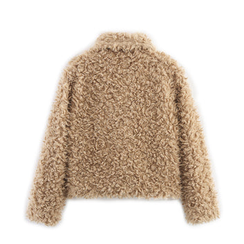 WOMEN'S COLLAR FUR ONE-PIECE COAT — ELEGANCE, COMFORT, AND SOPHISTICATION FOR COLDER DAYS