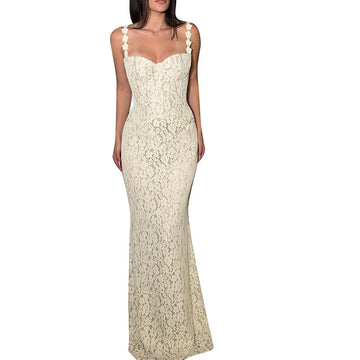 Sexy lace camisole pure desire hip hugging skirt