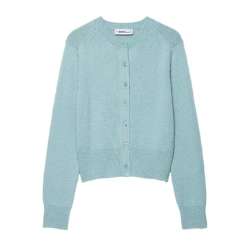 Simple and slim fit versatile knitted jacket