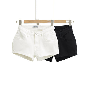 Low waisted denim shorts