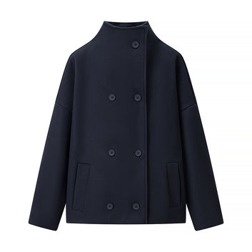 Double breasted short jacket