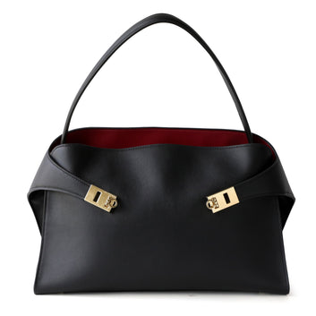 Luxury Genuine Leather Tote Bag for Women, Large Capacity, Top-Grain Cowhide, Handheld Shoulder Bag, HUG Style