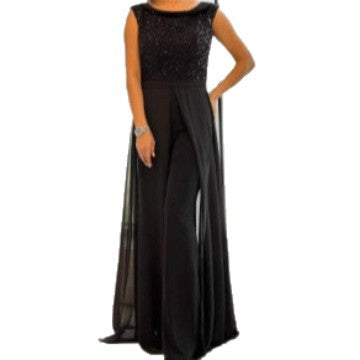 Sexy sleeveless backless sequined long dress party bridesmaid dress