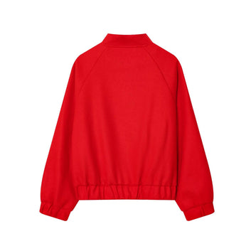 Woolen baseball jacket