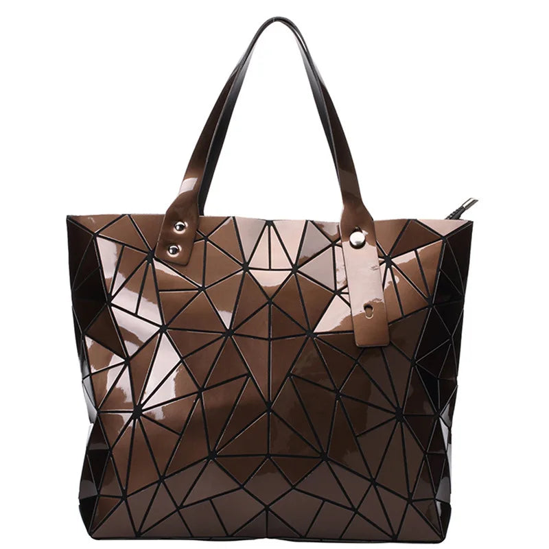 Women Bag Hot Sale Bao 2024 Female Tote Shoulder Bag New Luxury Handbags Woman Bags Designer Geometry Hologram Top-Handle Bag