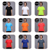 Women Sport Shirt 2021 Gym Running Quick Dry Workout Tops Sweater Fitness Jersey Breathable Exercises Yoga Shorts Sleeves