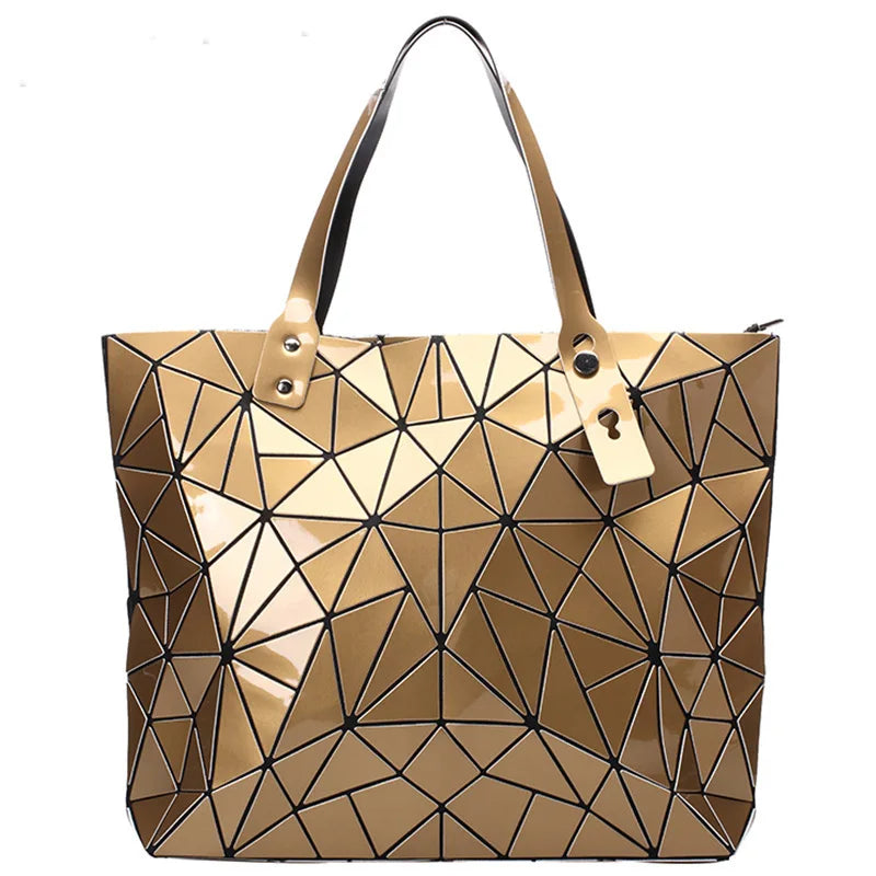 Women Bag Hot Sale Bao 2024 Female Tote Shoulder Bag New Luxury Handbags Woman Bags Designer Geometry Hologram Top-Handle Bag