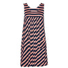 Fashion striped dress  summer dress  loose simple sleeveless dress women's clothing