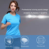 Women Sport Shirt 2021 Gym Running Quick Dry Workout Tops Sweater Fitness Jersey Breathable Exercises Yoga Shorts Sleeves