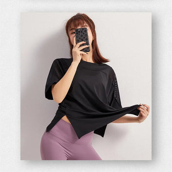 Women's Summer Fitness Sports T-Shirt – Lightweight, Breathable, and Comfortable in Motion