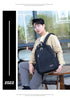 Men's Canvas Backpack Simple Casual Unisex Travel Backpack Schoolbag Large Capacity Ins Wind Laptop Computer Backpack