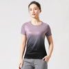 Women Sportswear T-shirt Quick Drying Jogging Sweat Wicking Short Sleeve Loose Outdoor Sports Fitness Top Gym Female Jersey Tee