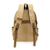 Men's Canvas Backpack Simple Casual Unisex Travel Backpack Schoolbag Large Capacity Ins Wind Laptop Computer Backpack