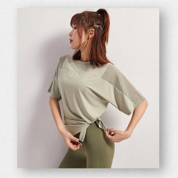 Women's Summer Fitness Sports T-Shirt – Lightweight, Breathable, and Comfortable in Motion