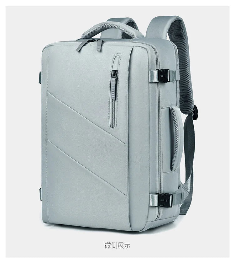 Men's Backpack Simple Style Large Capacity Travel Backpack High-end Business Laptop Bag Student
