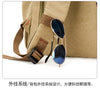 Men's Canvas Backpack Simple Casual Unisex Travel Backpack Schoolbag Large Capacity Ins Wind Laptop Computer Backpack
