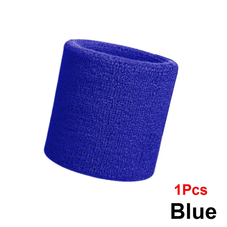 Unique Sports Multi Colors Pack Sports Wrist Sweat Wristbands for Basketball Leagues（Black/Yellow/White/Blue/Pink/Red/Gray)