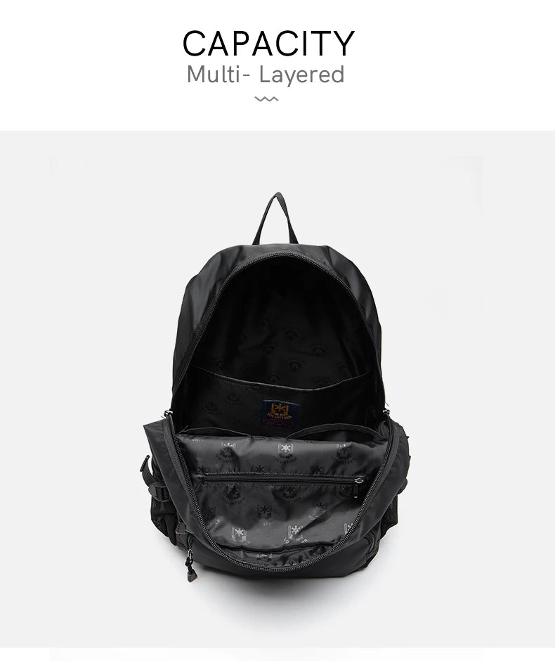 VOLUNTEER Backpacks for Men Fashion Waterproof Travel Hiking Laptop School Backpack Male Casual Large Capacity Bookbag 1802-05