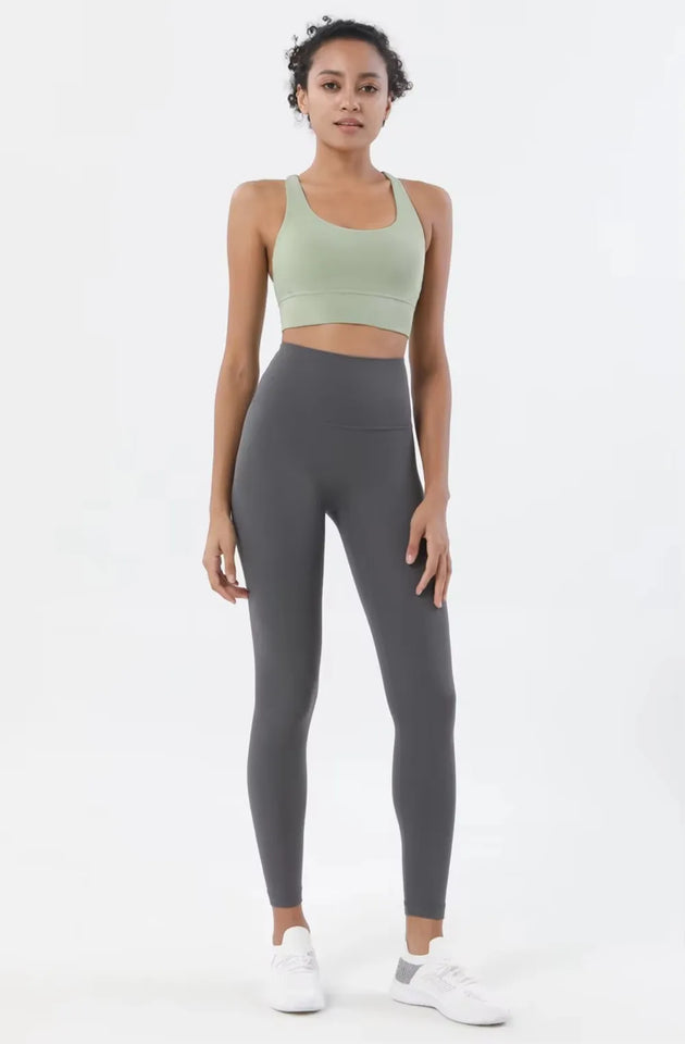 Fitness Sports Bra for Women Push Up Wirefree Padded Cross Strappy Running Gym Training Workout Yoga Underwear Crop Tops