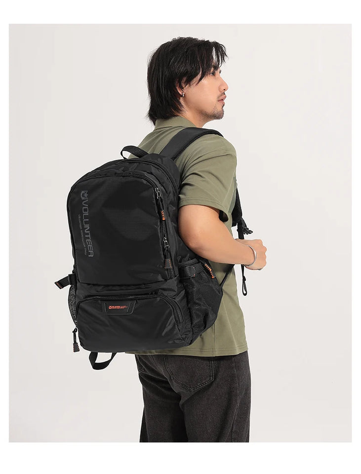 VOLUNTEER Backpacks for Men Fashion Waterproof Travel Hiking Laptop School Backpack Male Casual Large Capacity Bookbag 1802-05