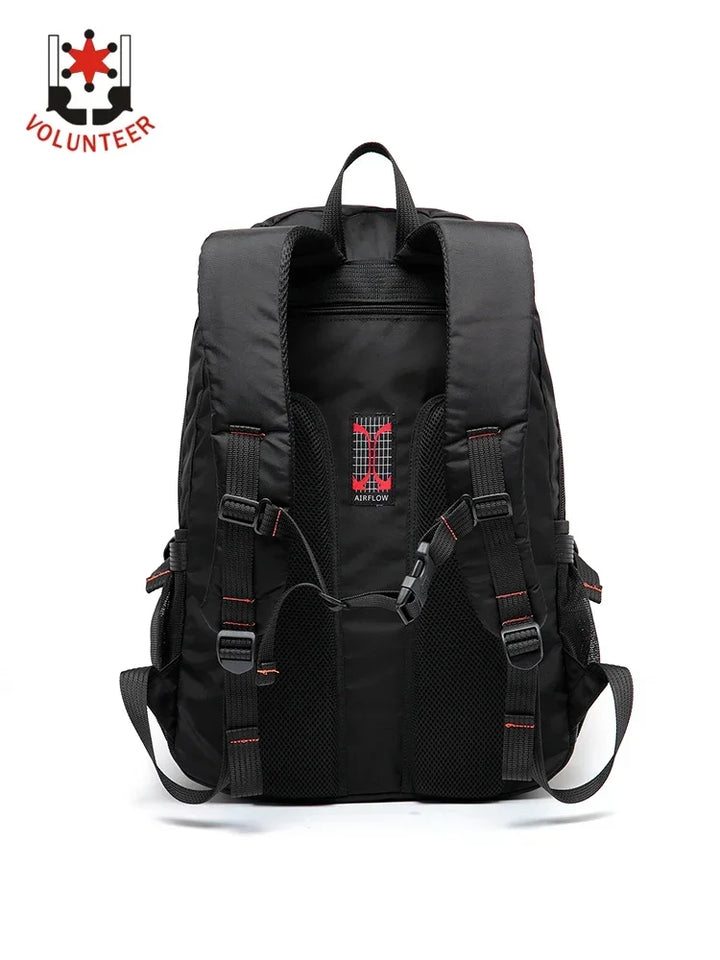 VOLUNTEER Backpacks for Men Fashion Waterproof Travel Hiking Laptop School Backpack Male Casual Large Capacity Bookbag 1802-05