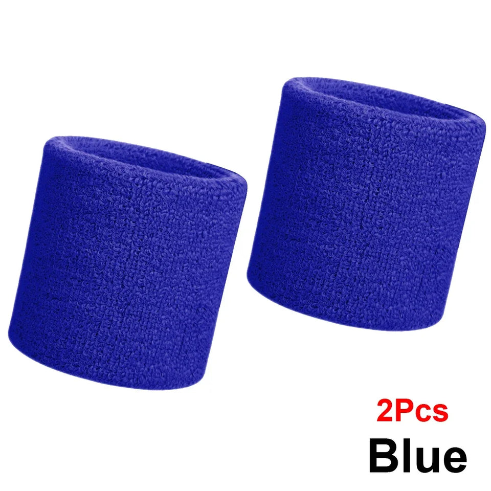 Unique Sports Multi Colors Pack Sports Wrist Sweat Wristbands for Basketball Leagues（Black/Yellow/White/Blue/Pink/Red/Gray)