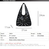 Fashion Women Shoulder Bag Designer Luxury Rivet Tote Bag Office Large Capacity Tote Girls Punk Style Main Bolsos Para Mujeres