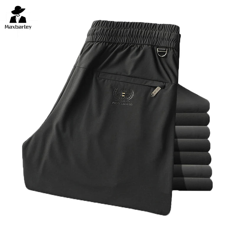 Men's Sports Pants Casual Fitness Sportswear Running Pants Fashion Breathable Comfortable Drawstring Straight Pants Men's Jogger