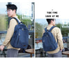 Men's Canvas Backpack Simple Casual Unisex Travel Backpack Schoolbag Large Capacity Ins Wind Laptop Computer Backpack