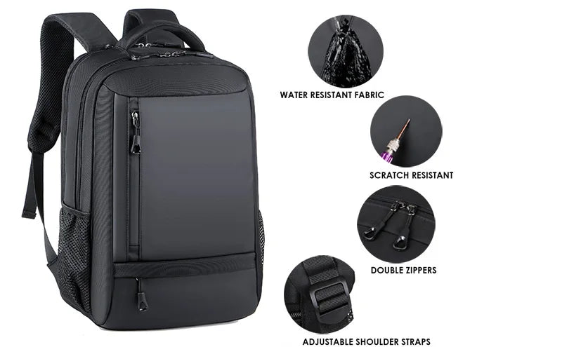 Men's Designer Laptop Bag School Bags for Boys Male Motorcycle Tactical Business Sports Travel Backpack Men