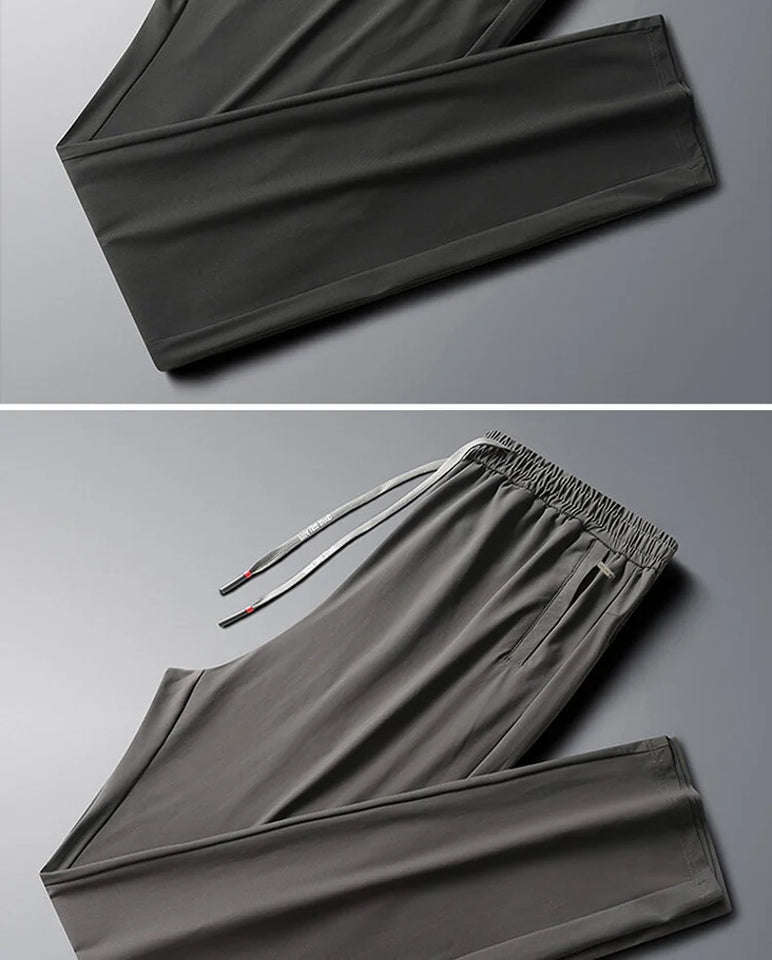 Men's Sports Pants Casual Fitness Sportswear Running Pants Fashion Breathable Comfortable Drawstring Straight Pants Men's Jogger