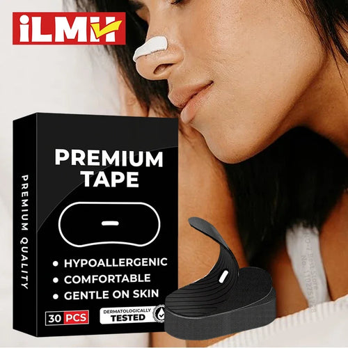 Anti Snoring Sleep Mouth Tape, Nasal Breathing Dilators Starter Kit for Nose, Improve Sleep Quality Snoring Solution for Men